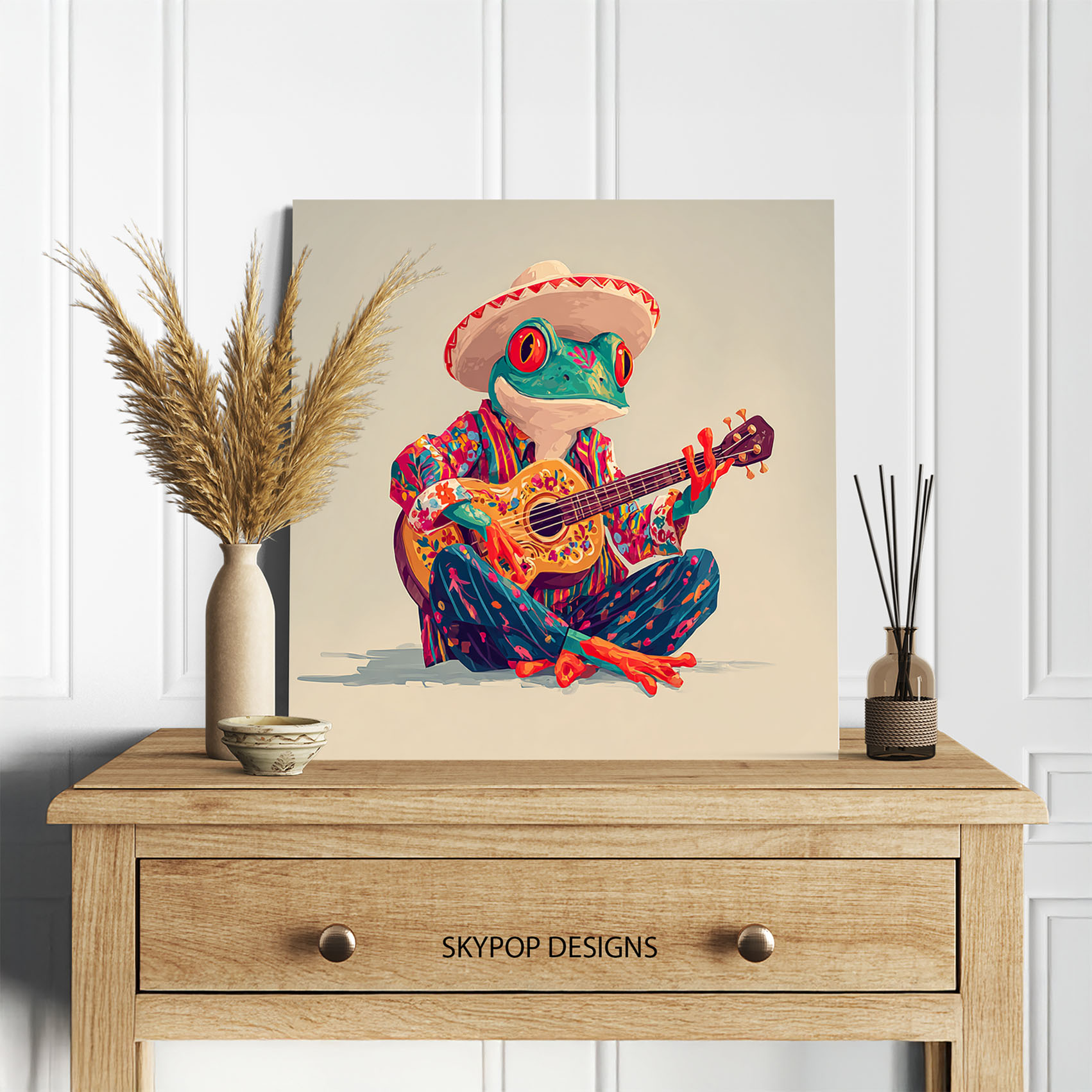 5.jpg Frog Guitar Art