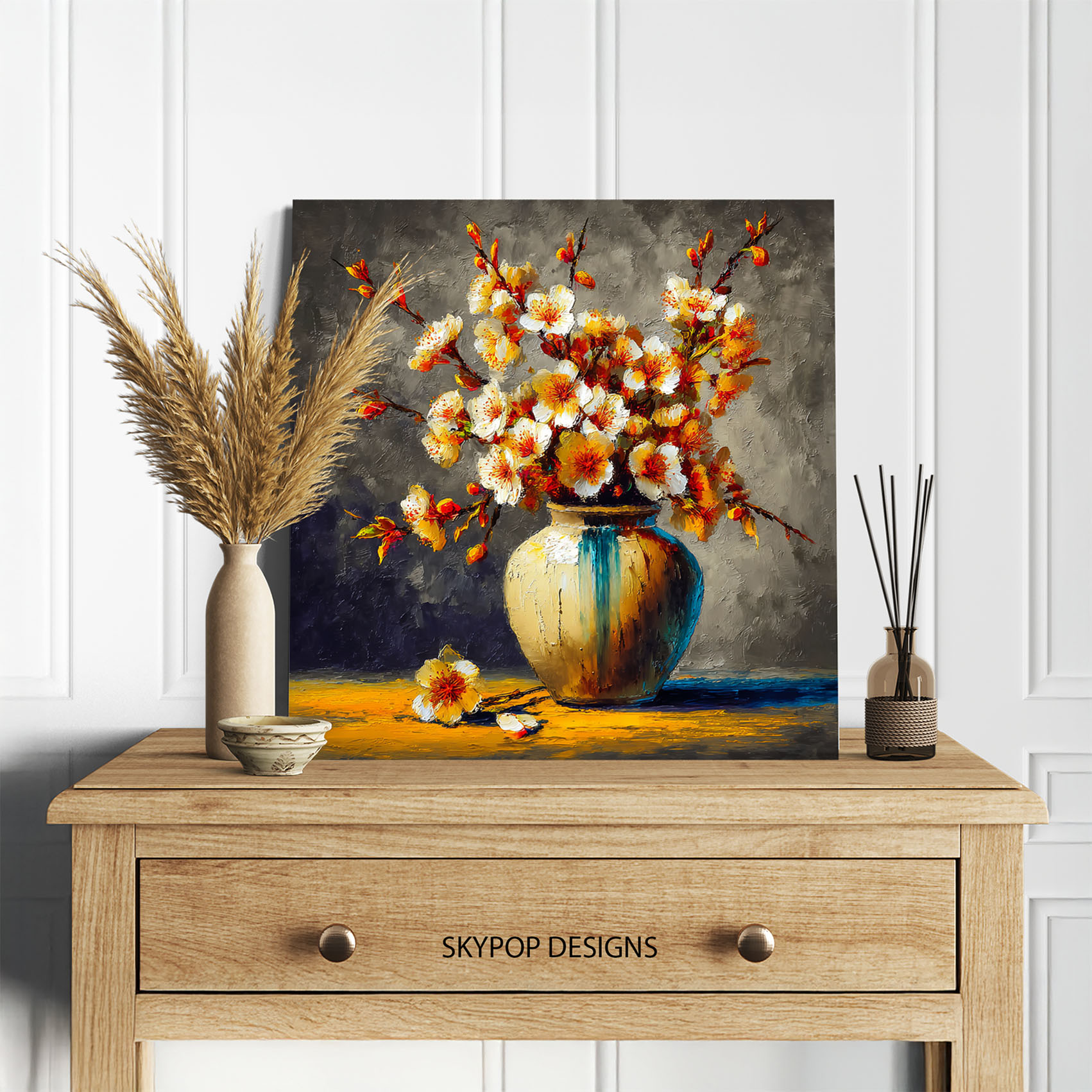 5.jpg Cherry Blossom Vase Art