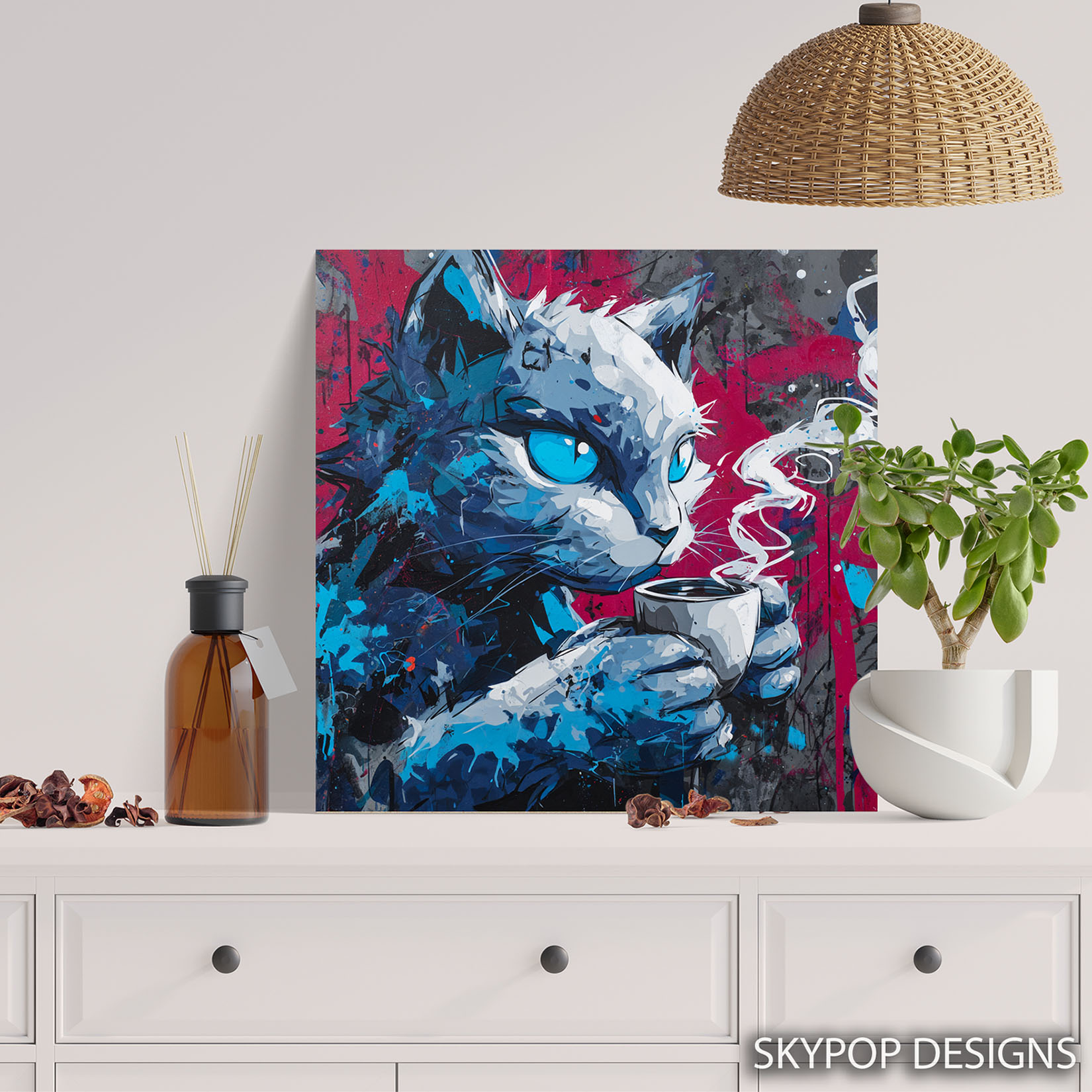 5.jpg Cat Coffee Vibes Art