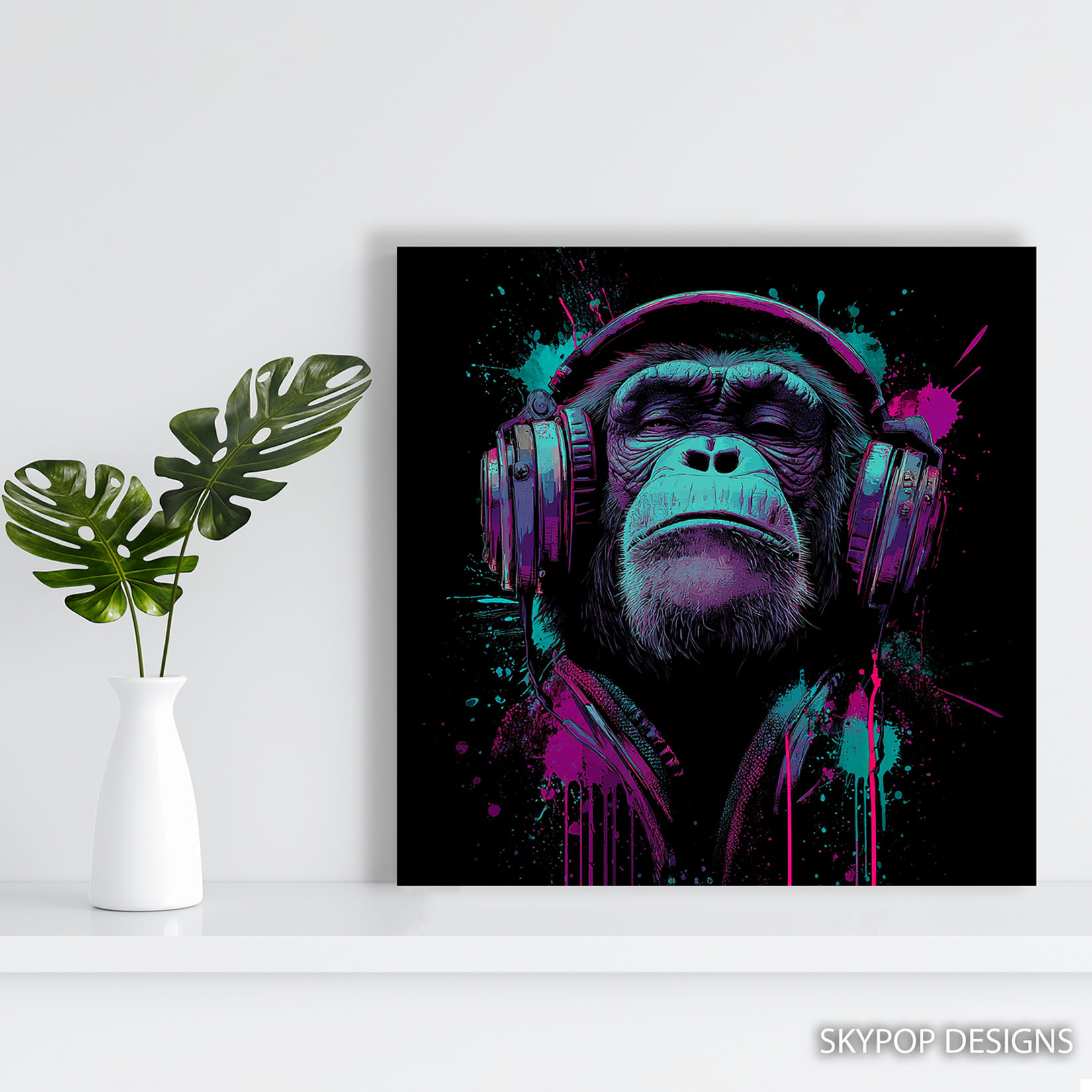 5.jpg Chimpanzee Art