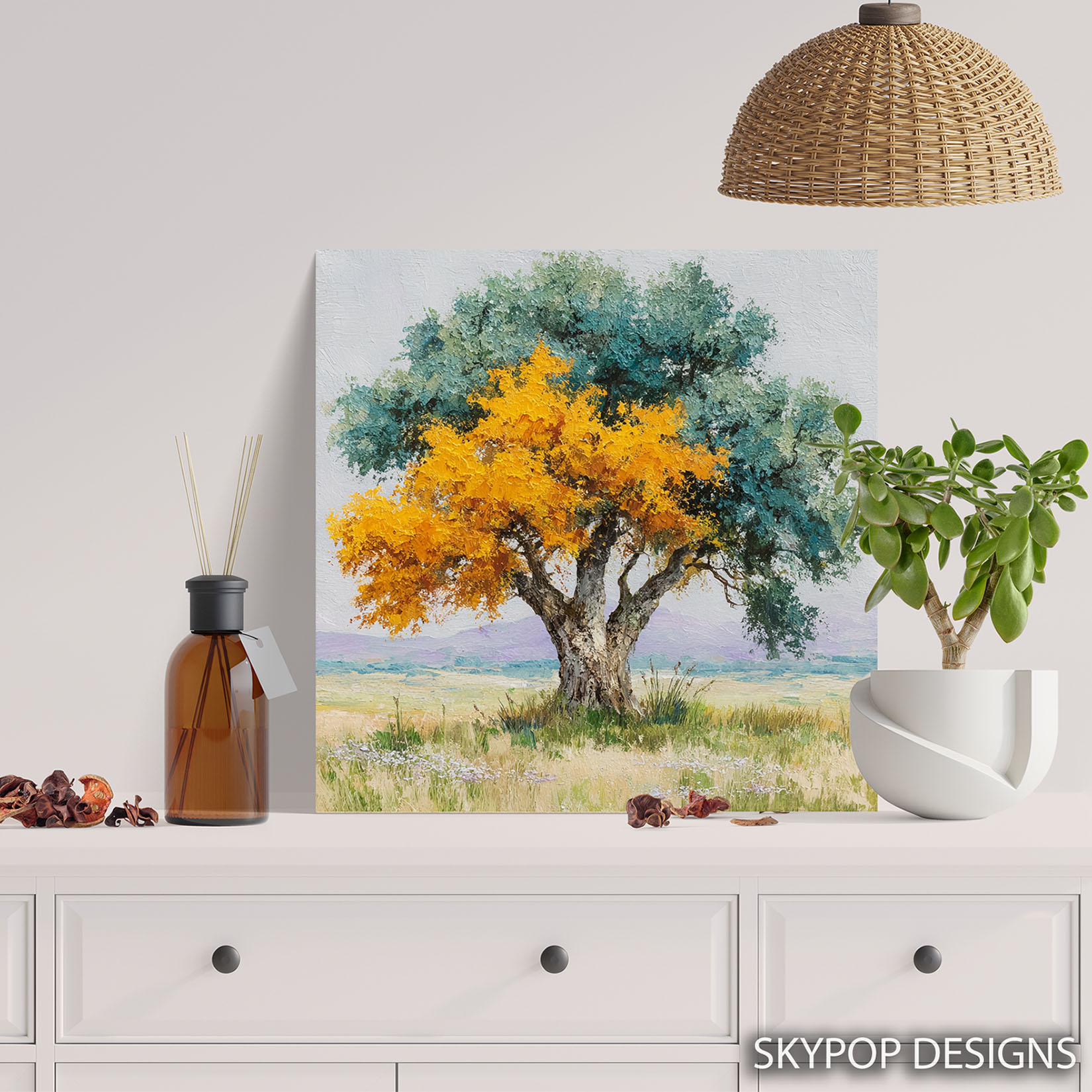 5.jpg Golden Fall Tree Art