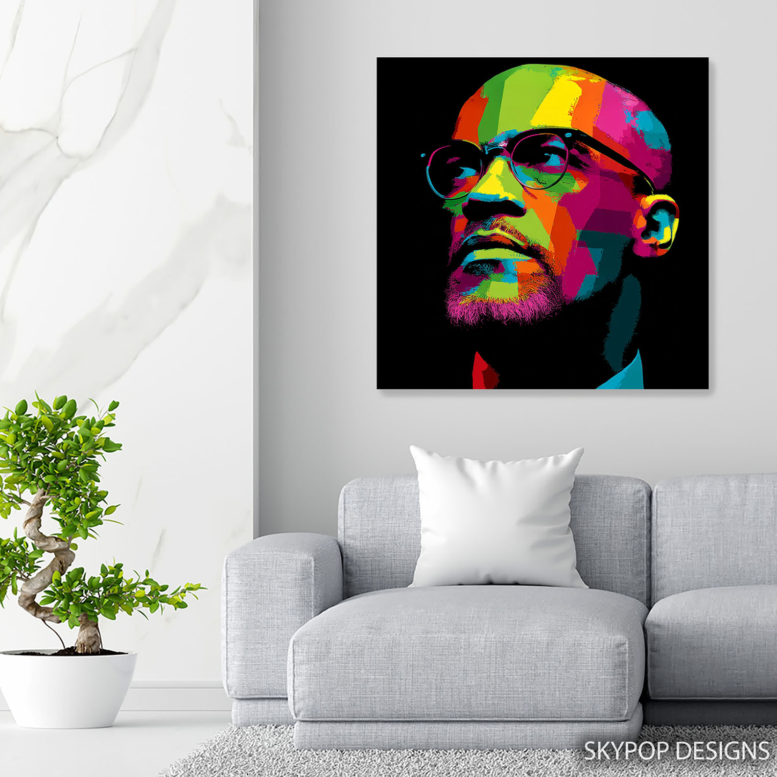 5.jpg Malcolm X Art