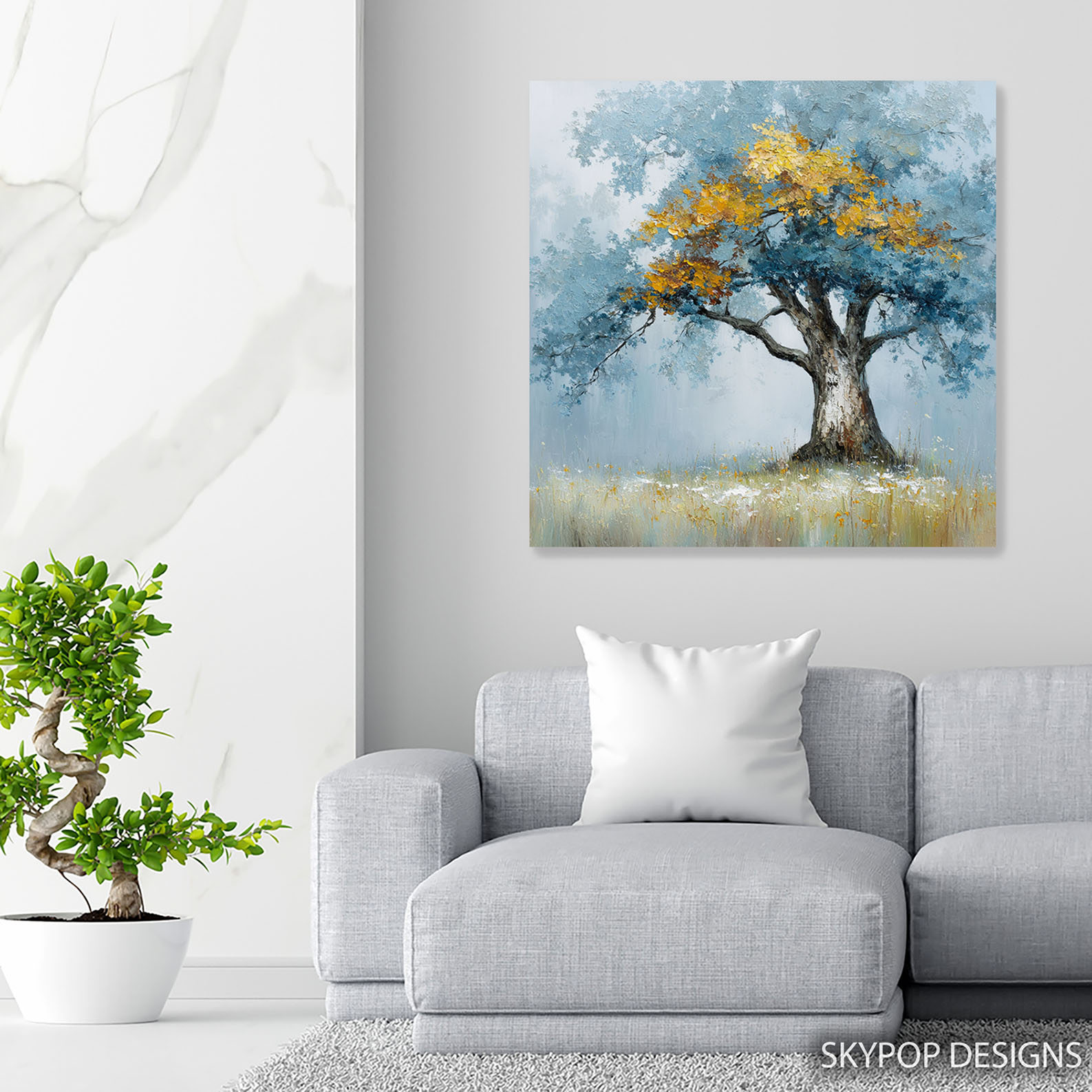 5.jpg Autumn Tree Landscape Art