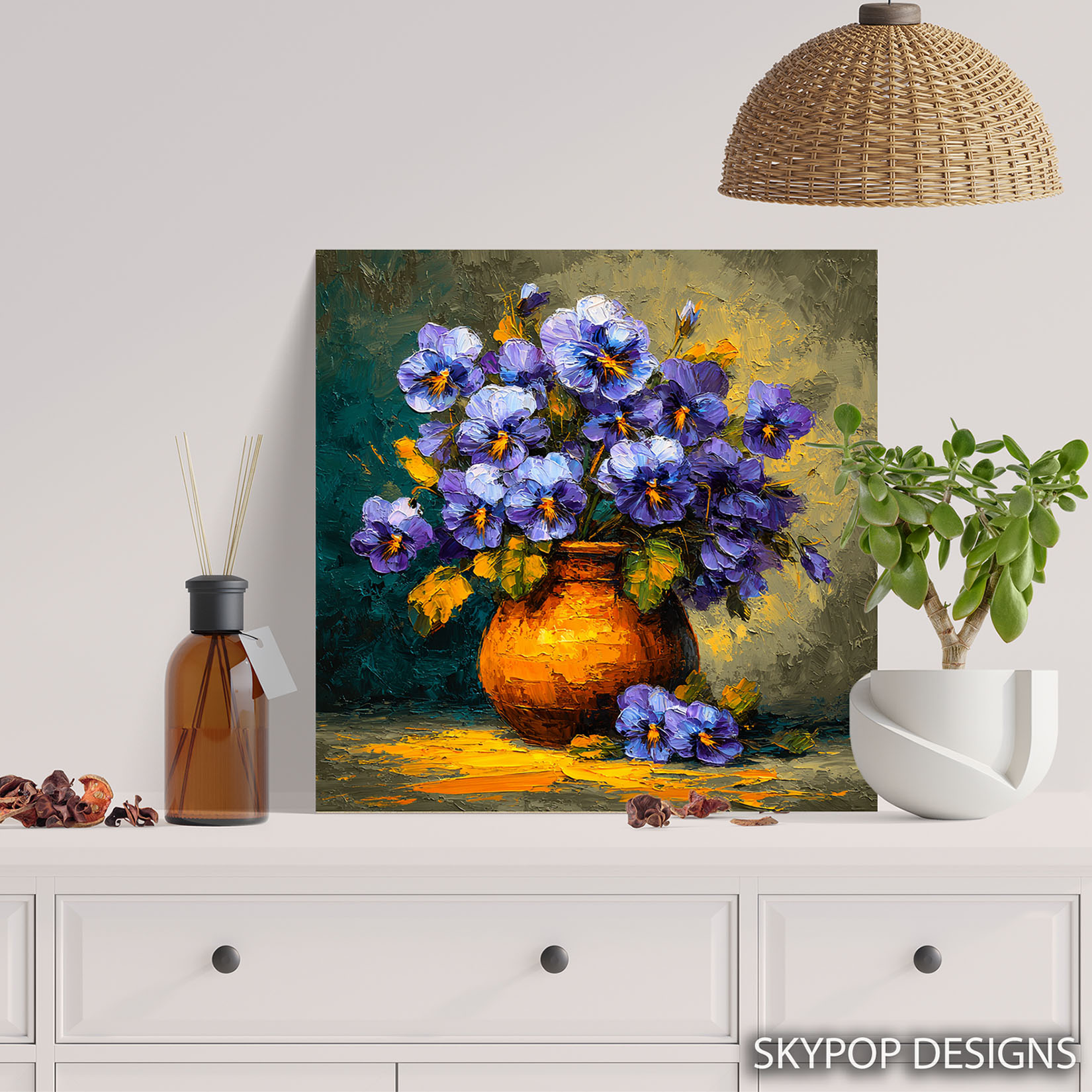 5.jpg Pansy Still Life Art