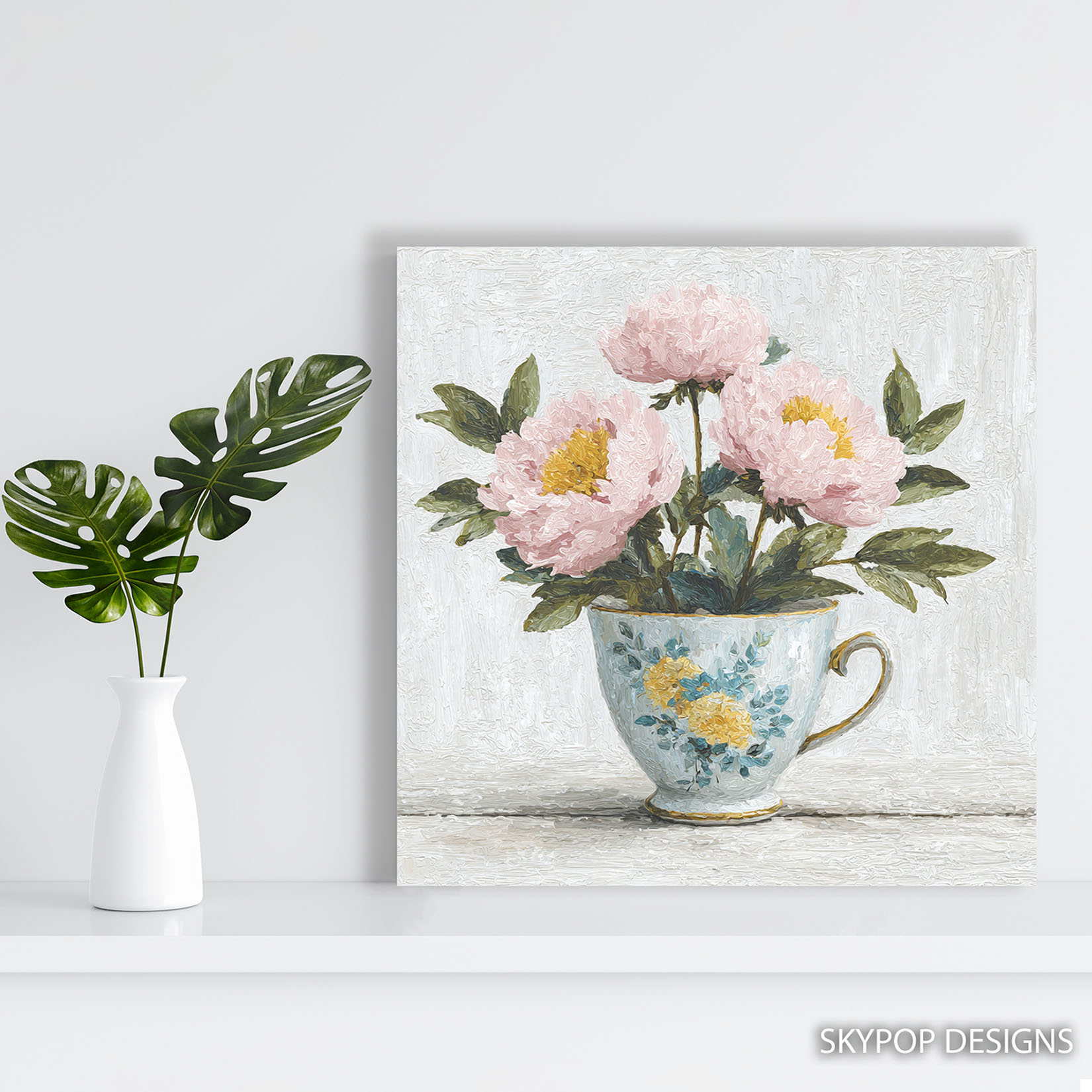 5.jpg Pink Peony Teacup Art