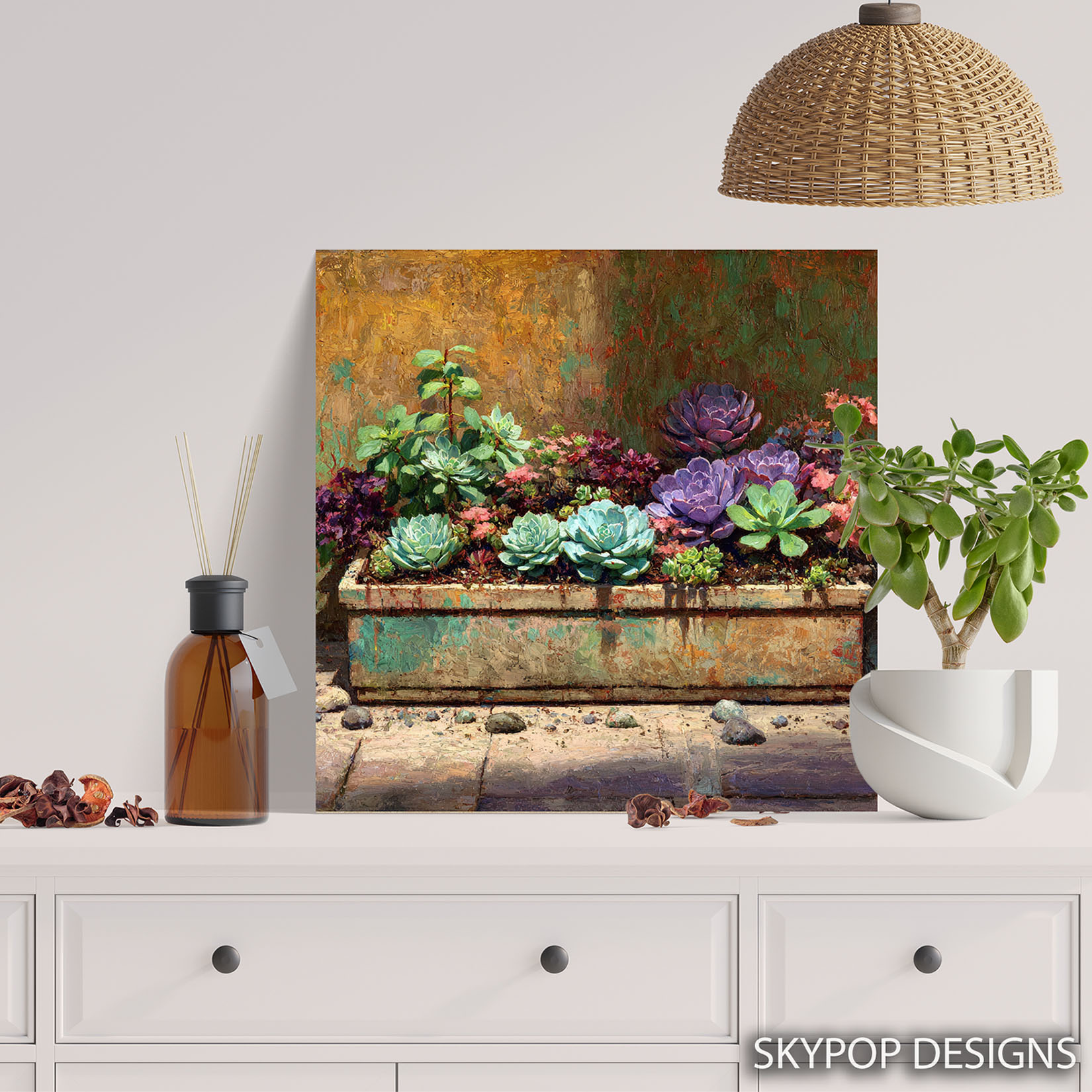 5.jpg Succulent Garden Planter Art
