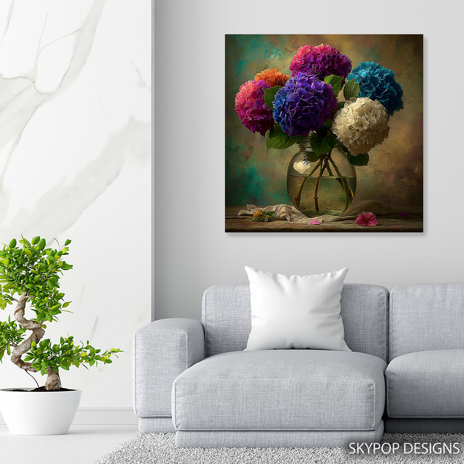 5.jpg Hydrangea Bouquet Art