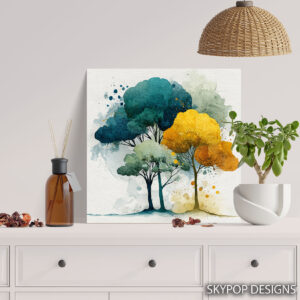 Abstract Tree Canopy Art