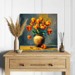 Tulip Bouquet Art