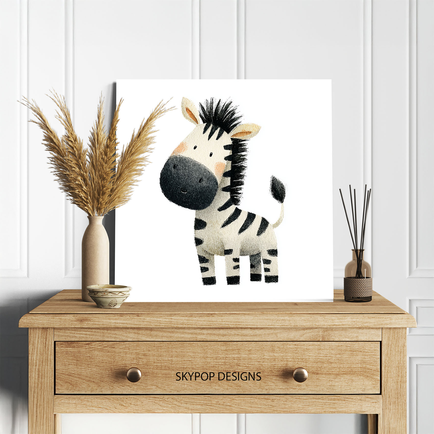 5.jpg Zebra Friendship Art