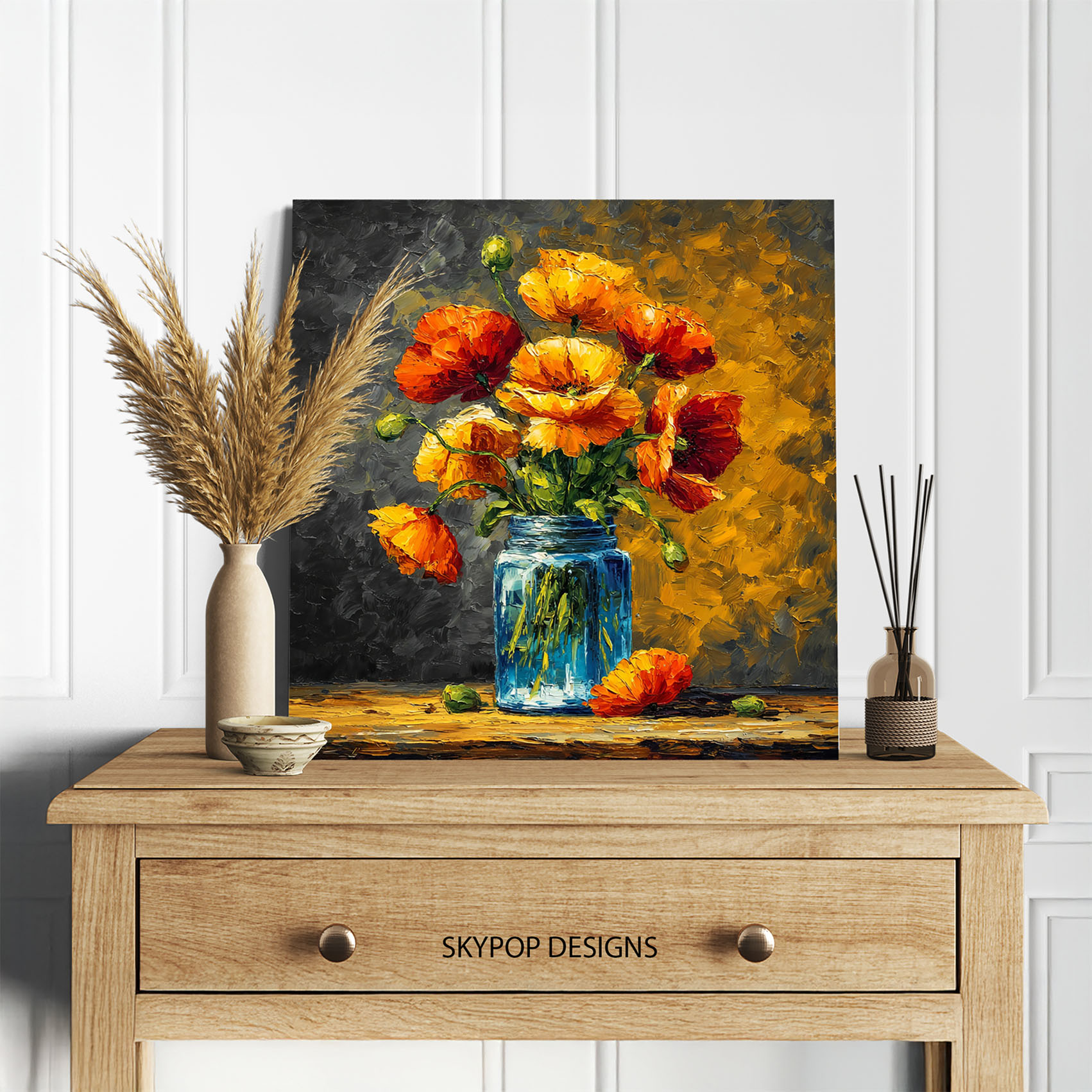 5.jpg Poppy Flower Art