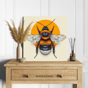 Bumble Bee Sun Art