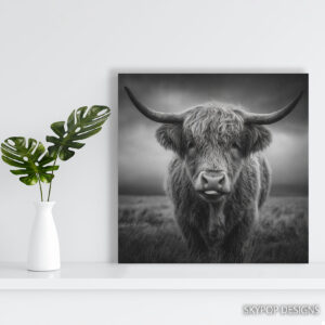 Highland Cow Art