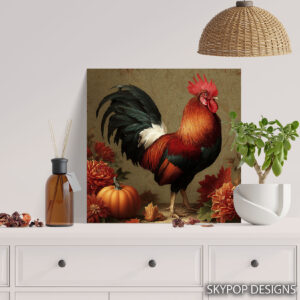 Rooster Harvest Art