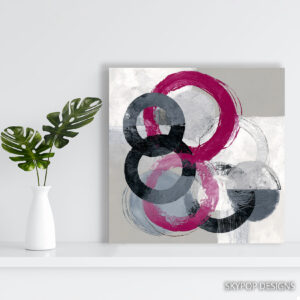Abstract Circles Art
