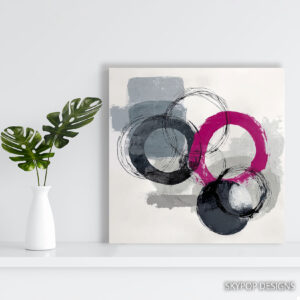 Abstract Circles Art