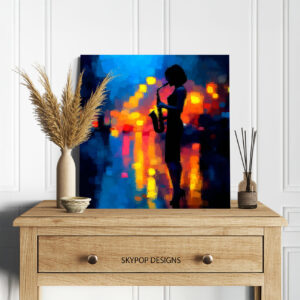 Jazz Night Serenade Art
