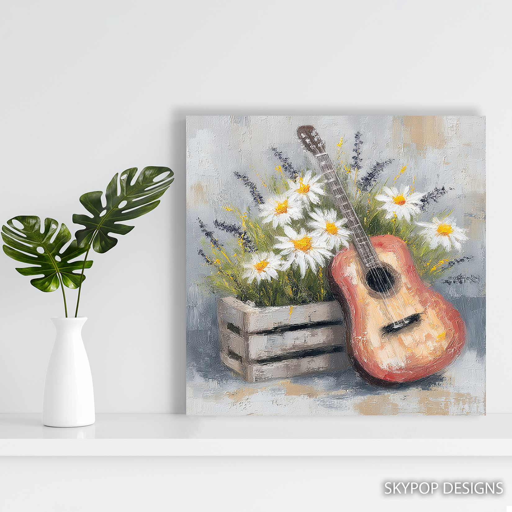 5.jpg Guitar Daisy Art