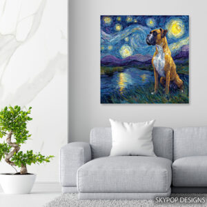 Boxer Dog Art