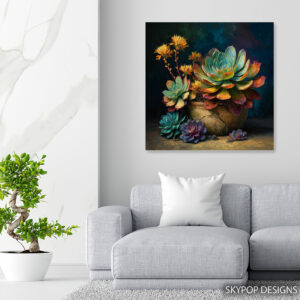 Succulent Garden Art