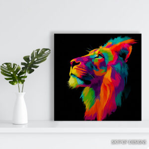 Lion Pop Art