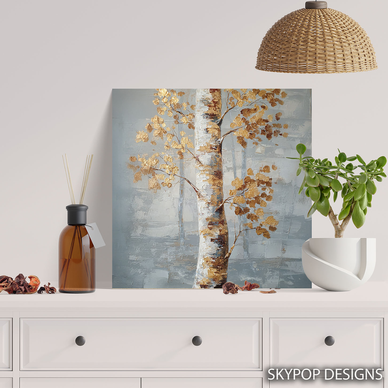 5.jpg Golden Birch Tree Art