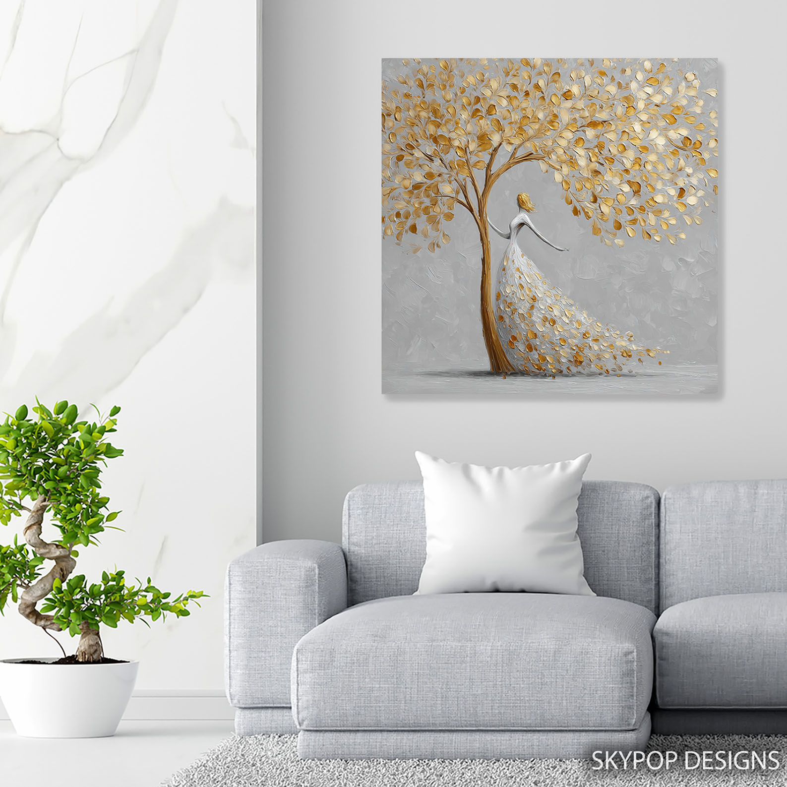 5.jpg Golden Tree Woman Art