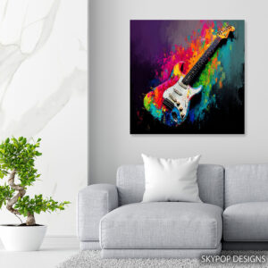Guitar Explosion Art