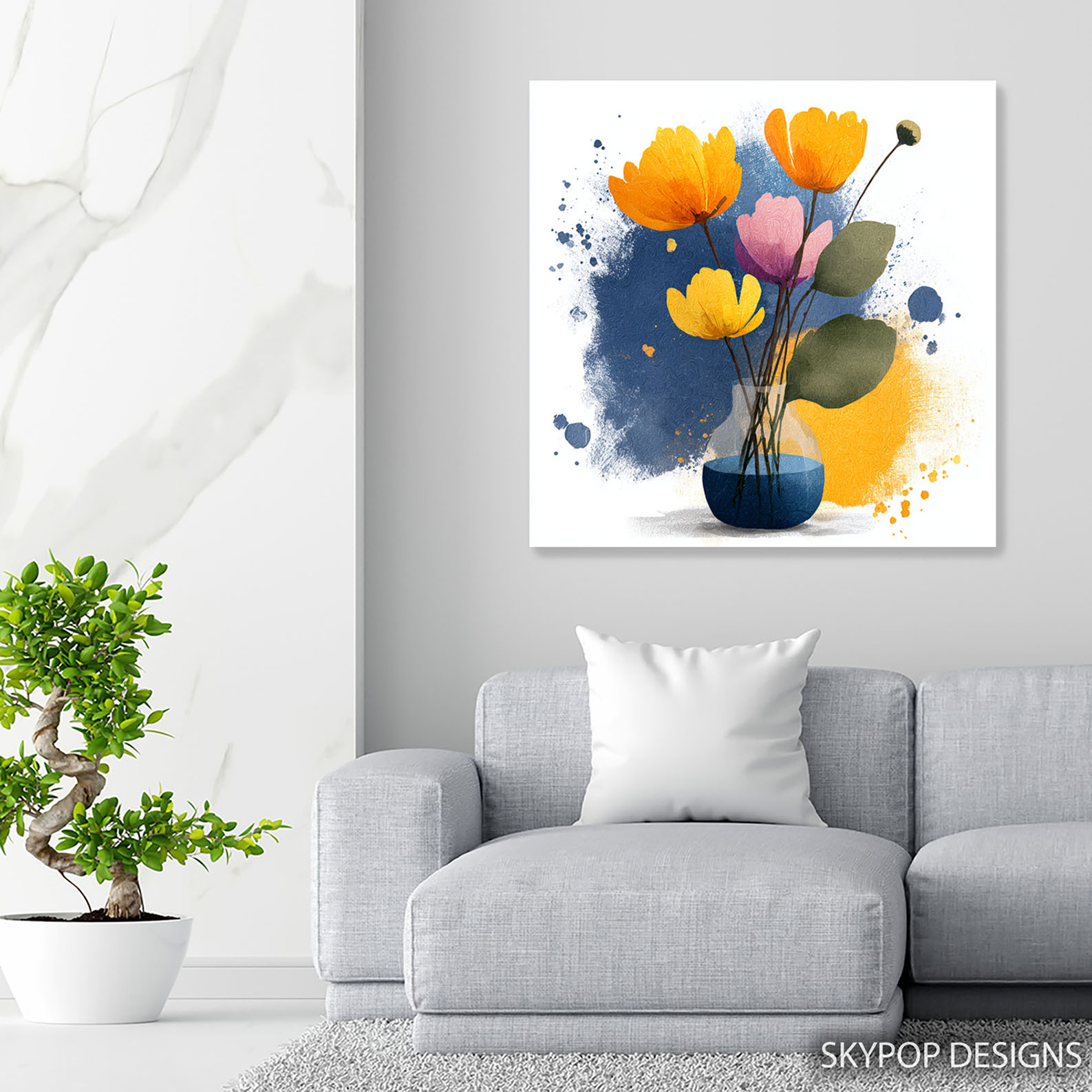 5.jpg Poppy Bouquet Art