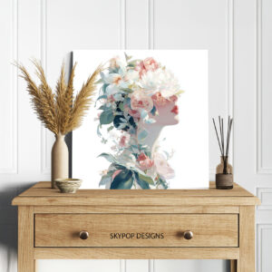Floral Portrait Art