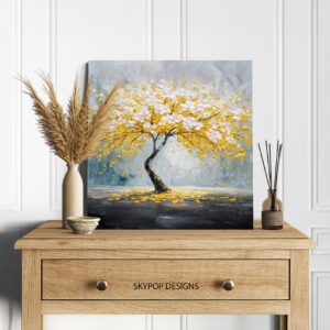 Cherry Blossom Art Canvas or Poster