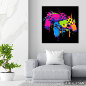 Neon Controllers Art