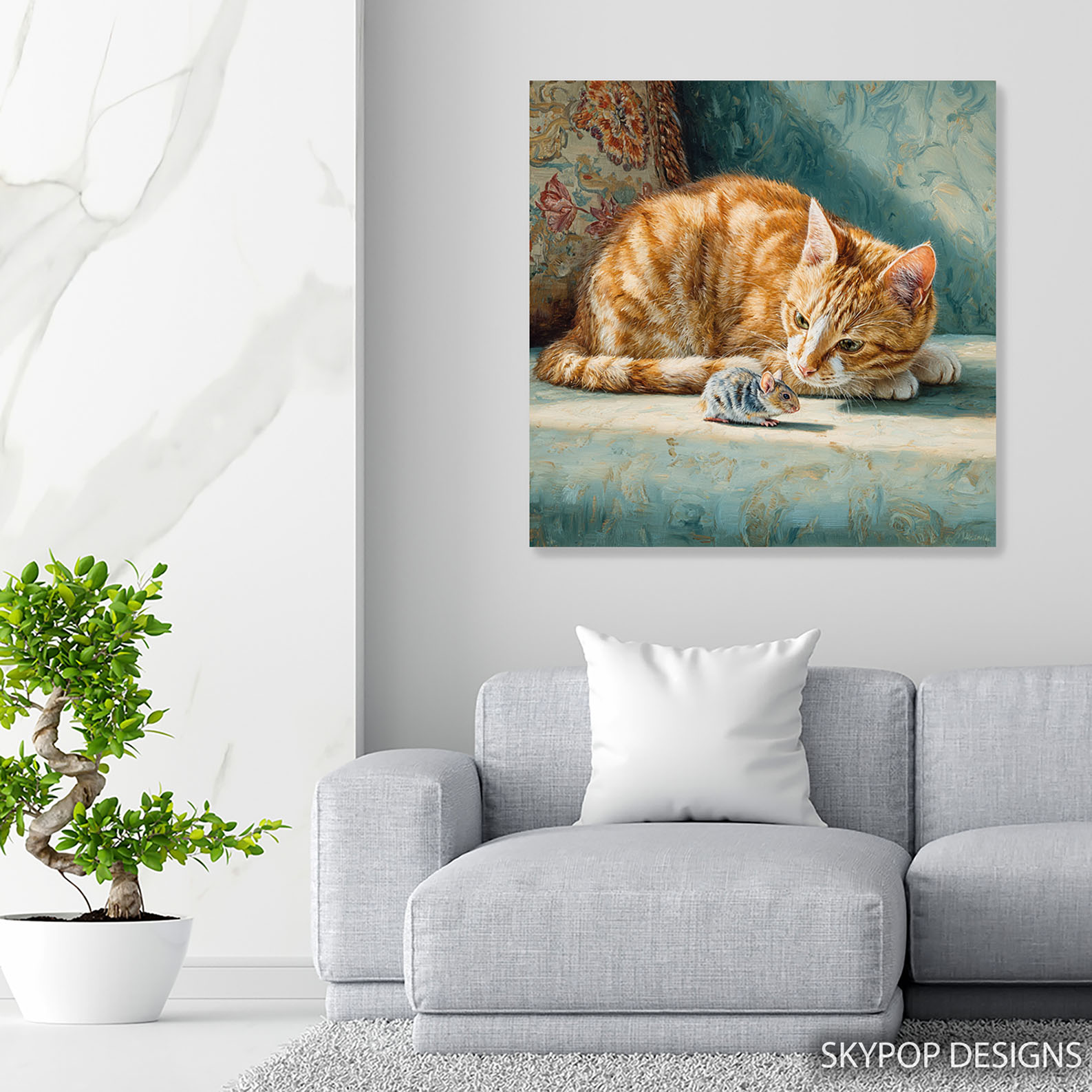 5.jpg Cat and Mouse Art