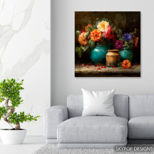 Dahlia Rose Flower Art