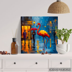 Flamingo City Nights Art