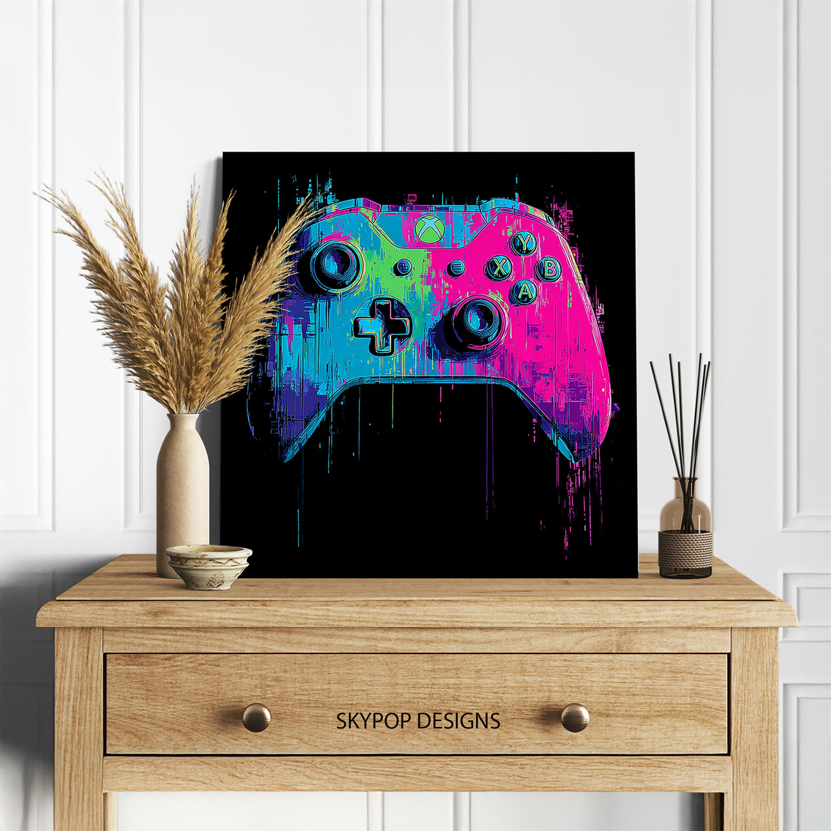 5.jpg Neon Controller Art