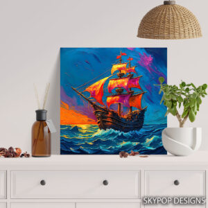 Pirate Ship Art