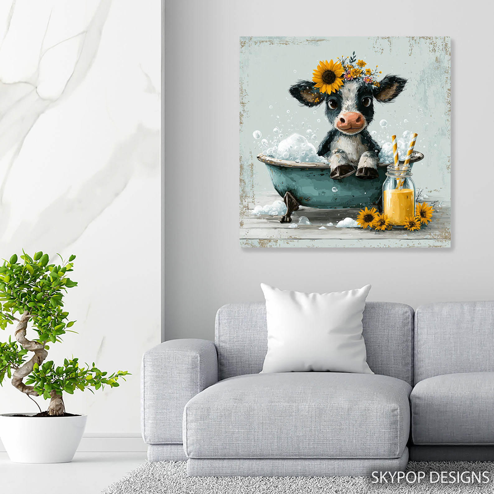 5.jpg Highland Cow Art