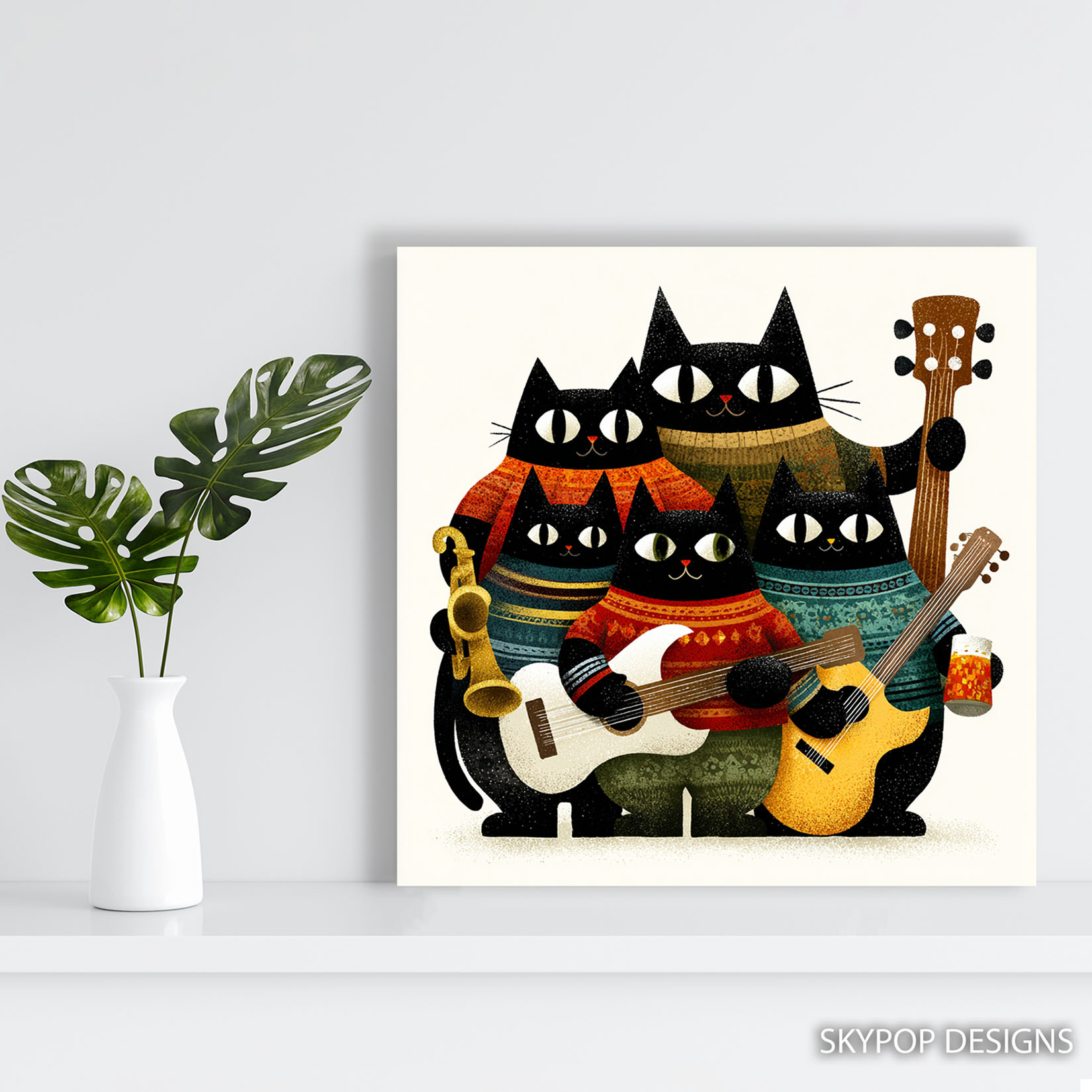 5.jpg Cool Cat Jam Session Art