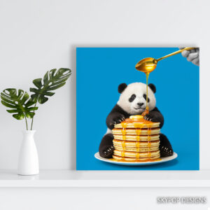 Panda Pancakes Art