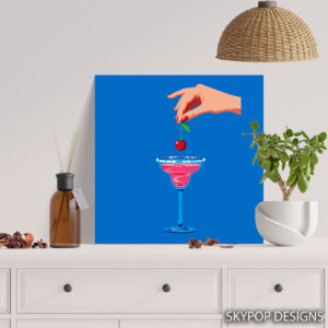 Cherry Cocktail Art