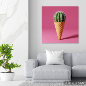 Cactus Cone Pop Art