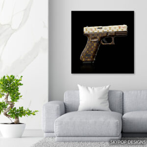 LV Glam Gun Art