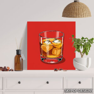 Whiskey Glass Art