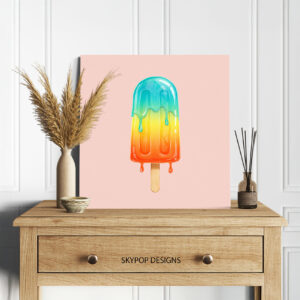 Melting Popsicle Art