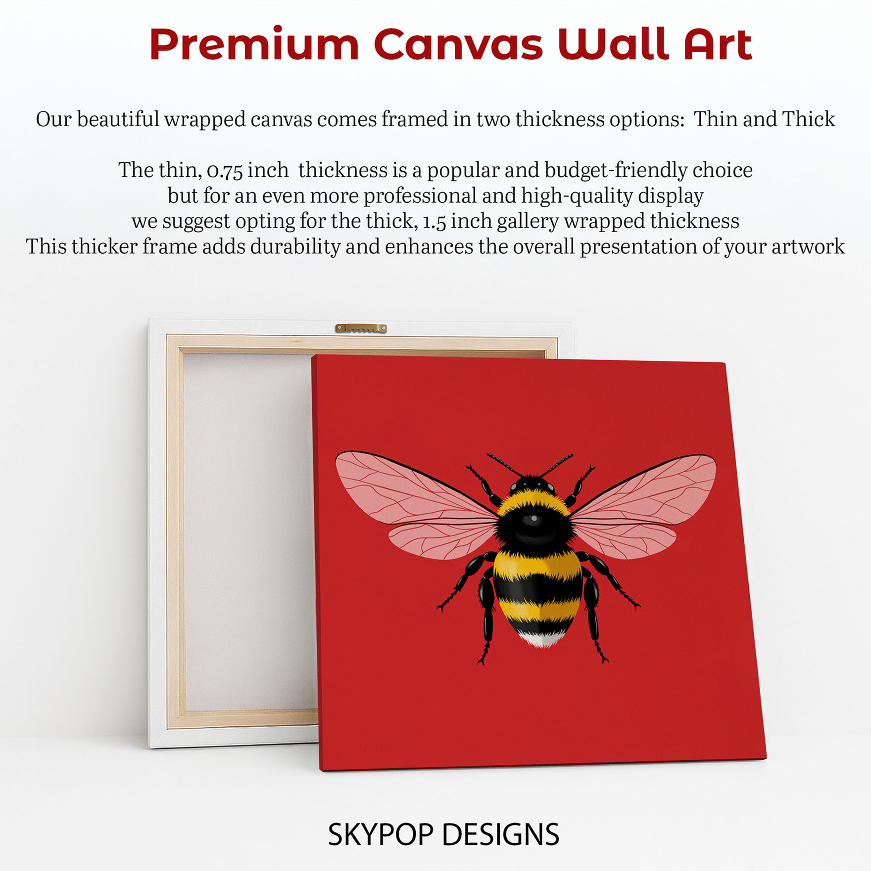 6.jpg Bee Art Poster or Canvas