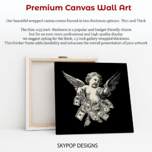 Cherub Money Shower Art