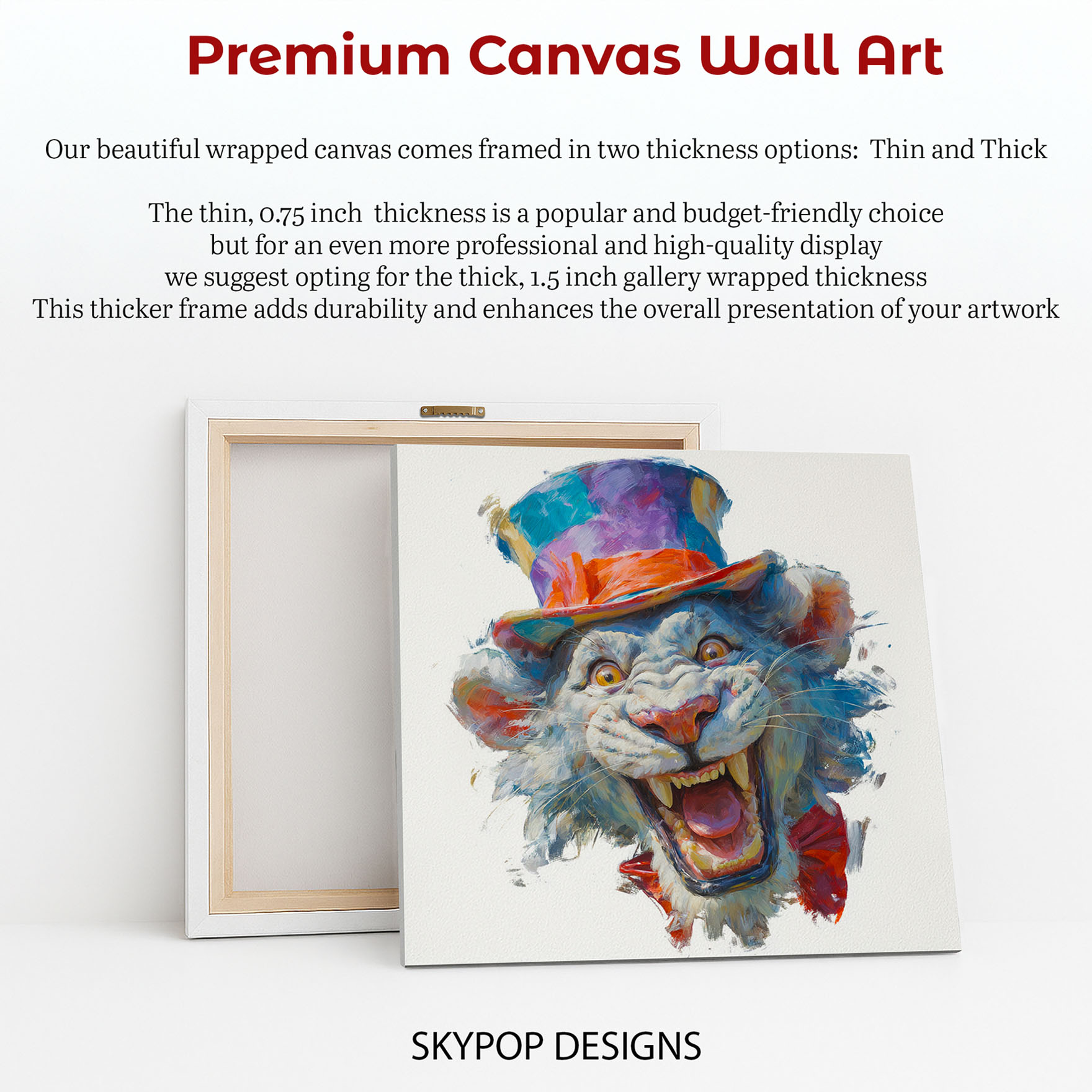 6.jpg Lion Hat Pop Art