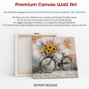 Sunflower Bicycle Art