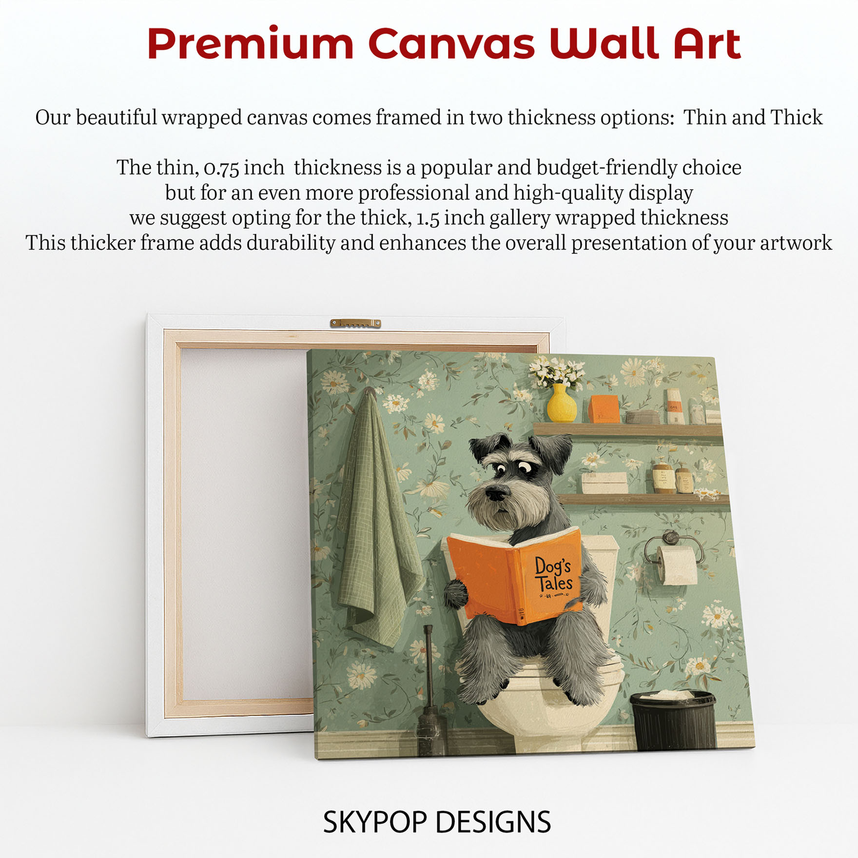 6.jpg Miniature Schnauzer Reading Art